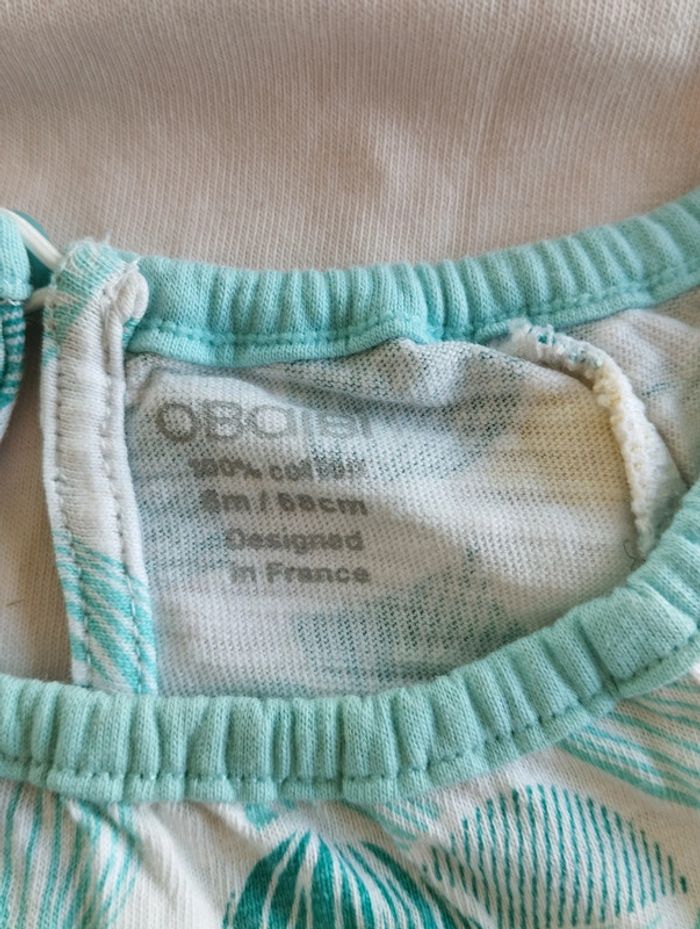 lot de 4 maillots manches courtes 6 mois différentes marques - photo numéro 2