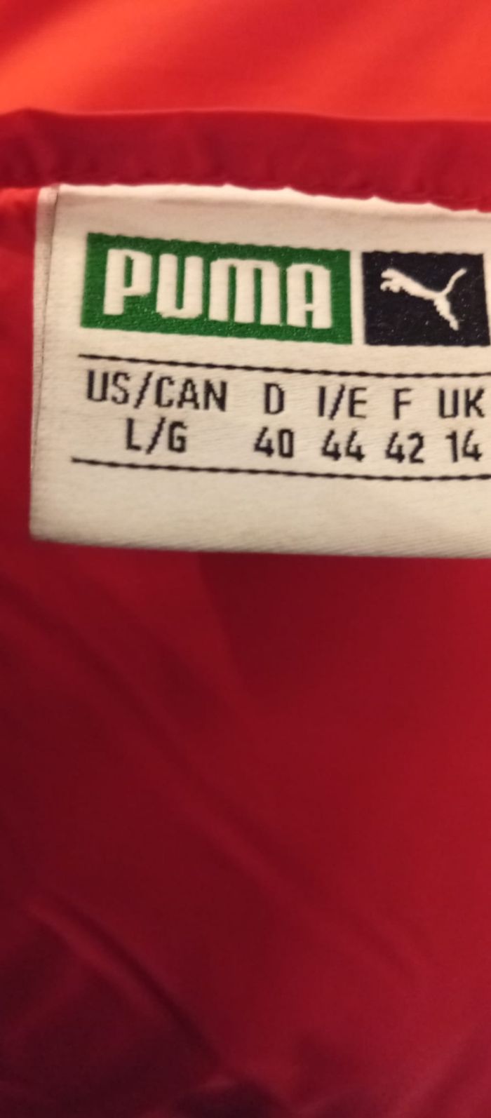 Doudoune puma rouge L - photo numéro 5