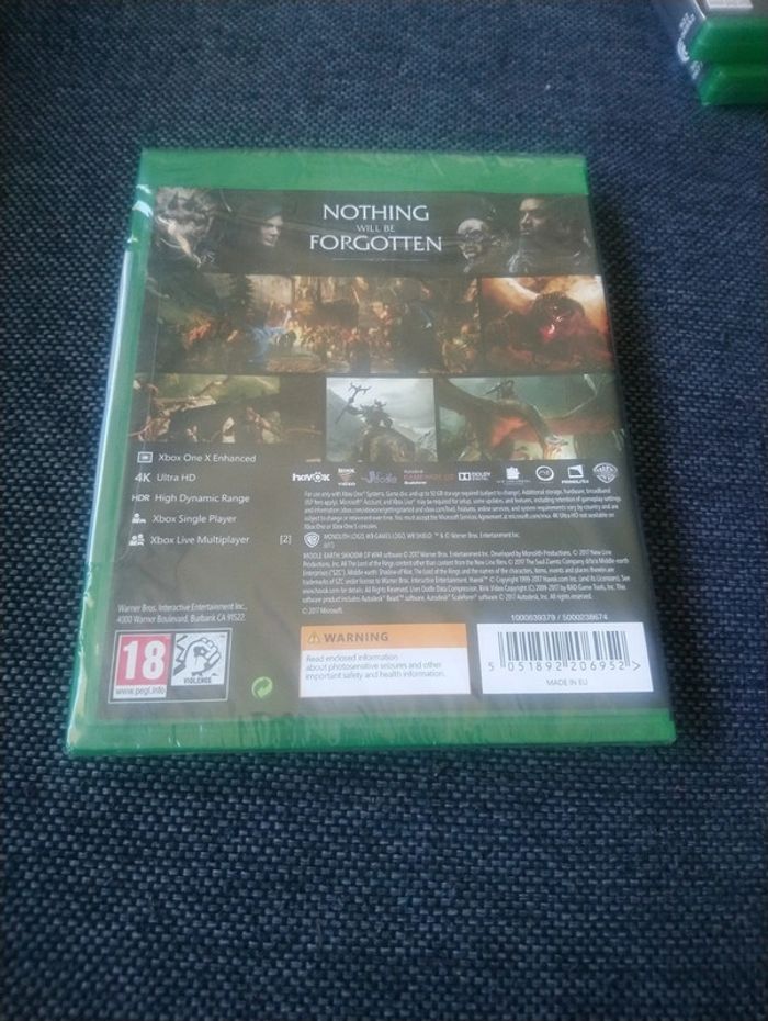 Jeux xbox one shadow of war - photo numéro 4