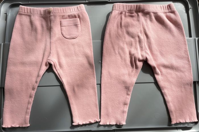 Ensemble jumelles hauts + pantalons Zara 3/6mois - photo numéro 6
