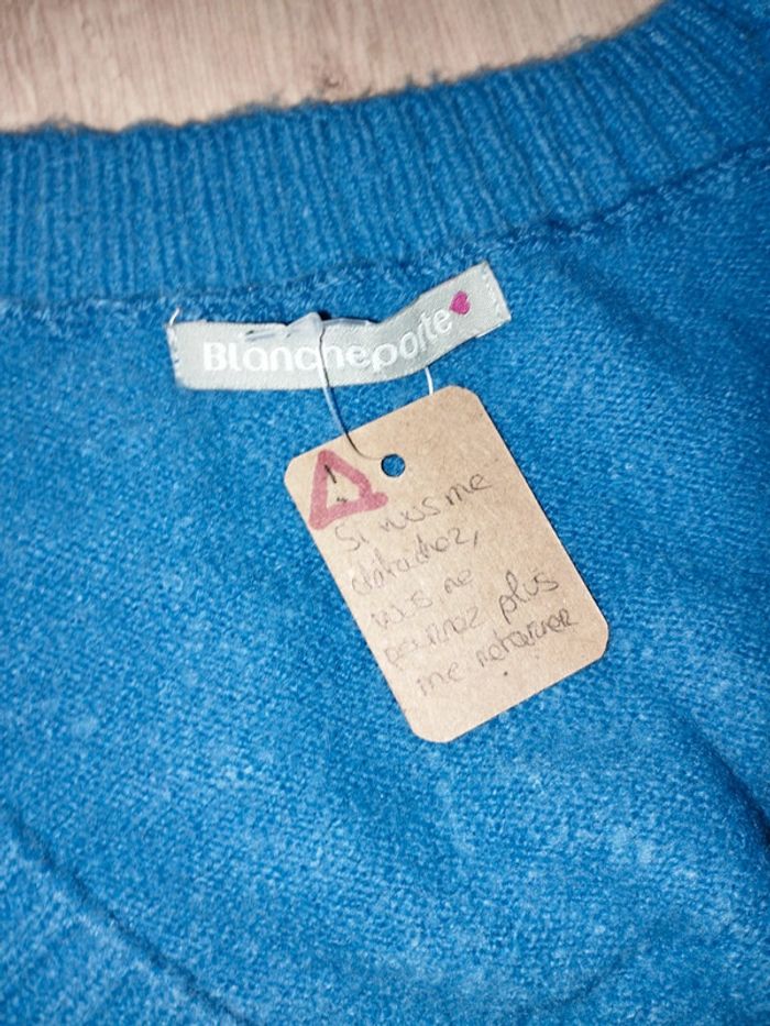 Pull long col V Blancheporte taille 46 - photo numéro 7