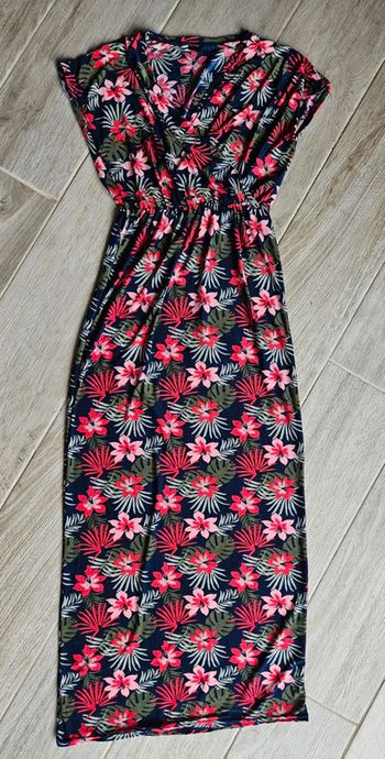 Robe fleurie longue femme