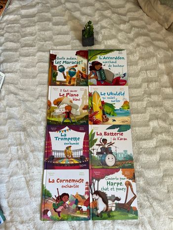 Lot de 8 livres en avant la musique