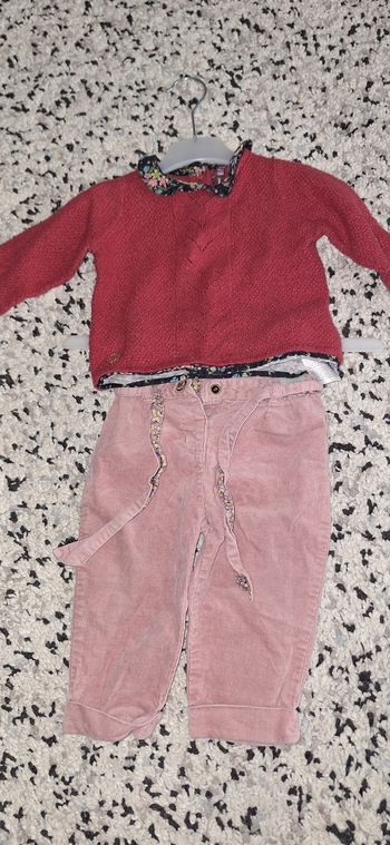 Ensemble fille Sergent Major 9 mois