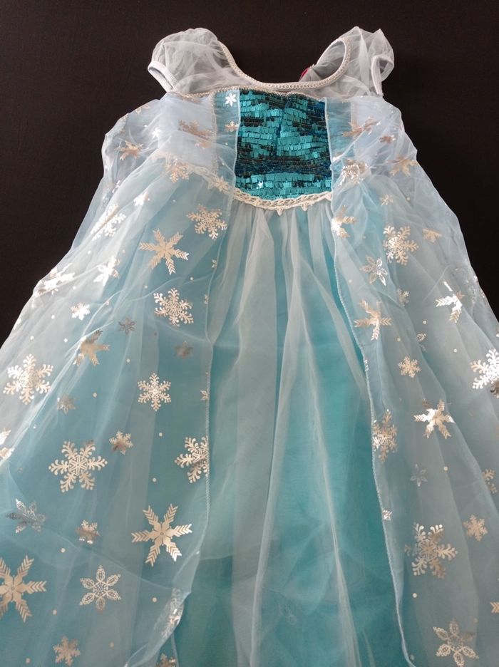 Déguisement princesse Elsa et accessoires 5-6ans - photo numéro 5