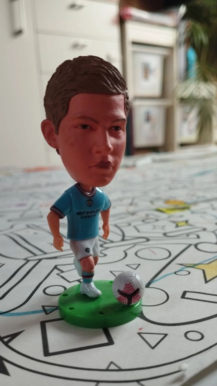 Petite figurine football neuve Kevin de bruyne Manchester City '