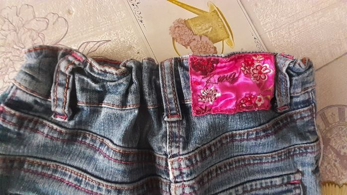 Jupe en jean trapèze - photo numéro 5