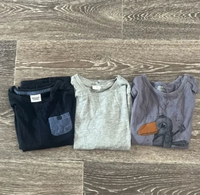 Lot 3 pulls manches longues kiabi H&M et tao