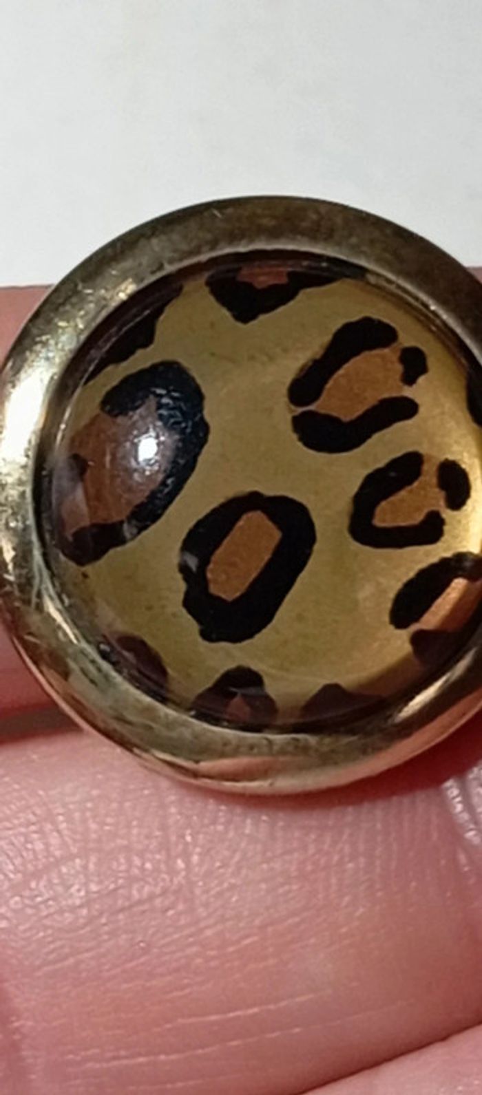 Clips d'oreilles vintage motif léopard tendance - photo numéro 3