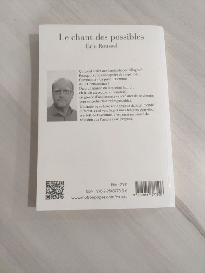 Livre Le chant des possibles Éric Roussel - photo numéro 2