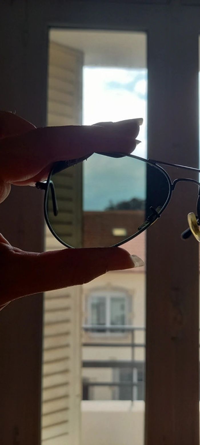 Lunettes de soleil Ray Ban noire unisexe homme femme - photo numéro 4