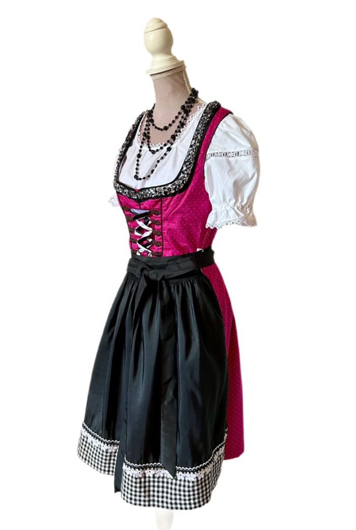 🩷🌿Robe traditionnelle autrichienne T.34 Oktoberfest Dirndl cottagecore fairycore whimsigoth dress🌿🩷 - photo numéro 5