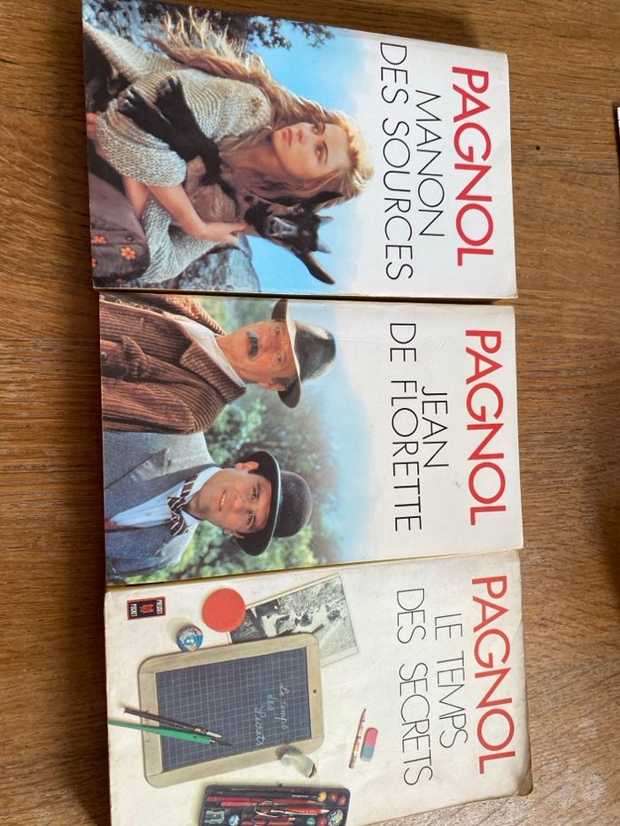 3 livres Pagnol