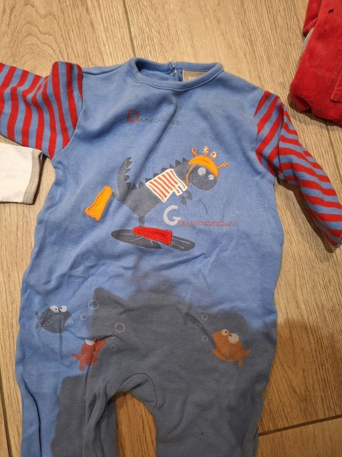 Lot pyjamas 6 mois ete garçon - photo numéro 4