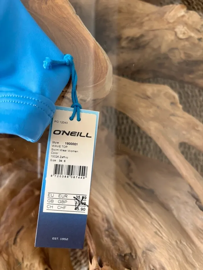 Haut de maillot de bain O'neill bleu wave top - photo numéro 5