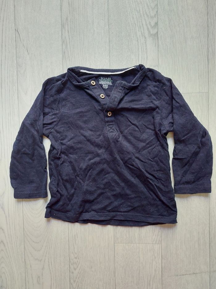 Lot 3  t-shirts manches longues 86cm - photo numéro 5