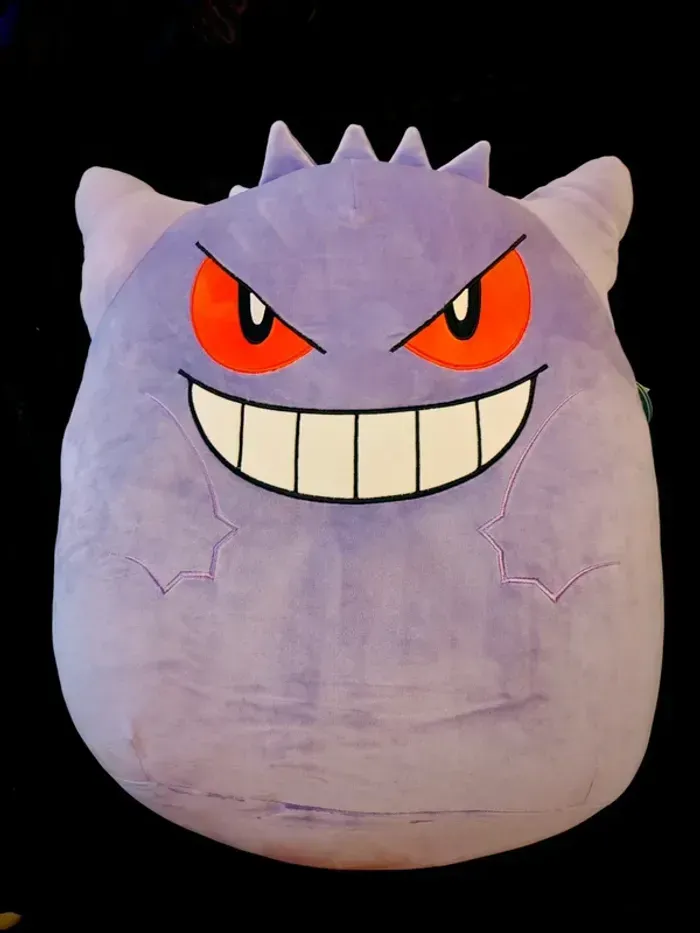 Très grande peluche Pokémon / Ectoplasma, Gengar - Squishmallow - Neuve - photo numéro 4