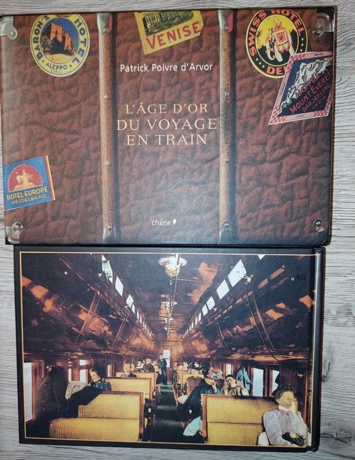 Livre coffret l'âge d'or des trains