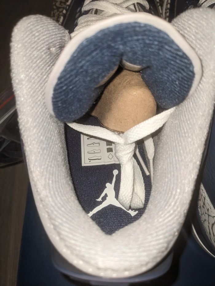 Nike Air Jordan 3 georgetown midnight navy 2021 facture BSTN - photo numéro 8