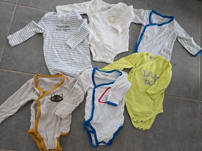 Lot de 3 bodies manches longues - photo numéro 2
