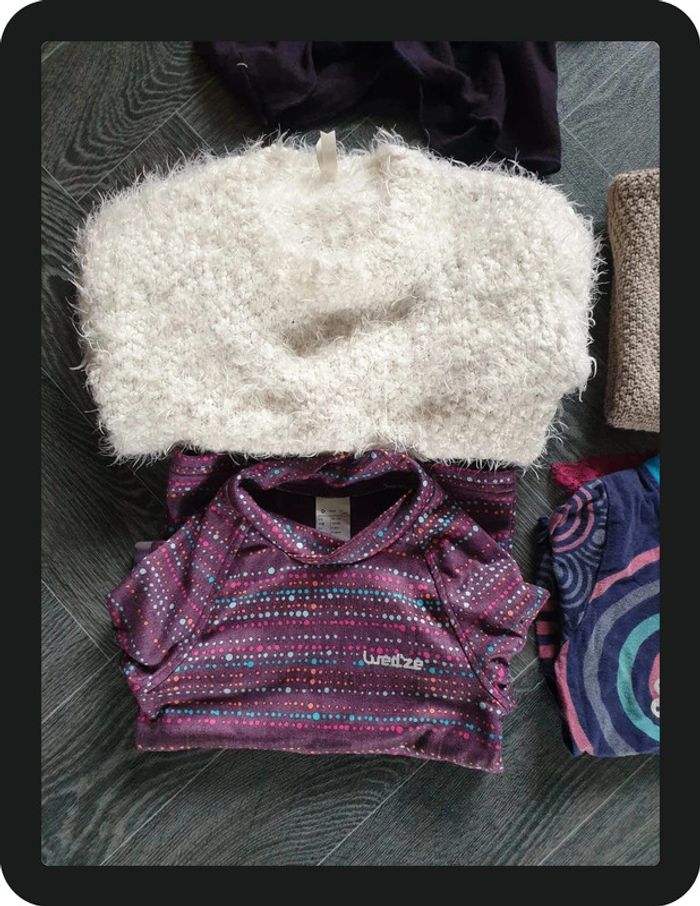 Lot de 7 vêtements hiver fille 4 ans - photo numéro 4