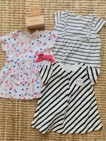 Lot robes Petit bateau 6mois / 68cm