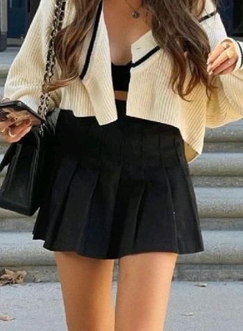 Jupe patineuse noir