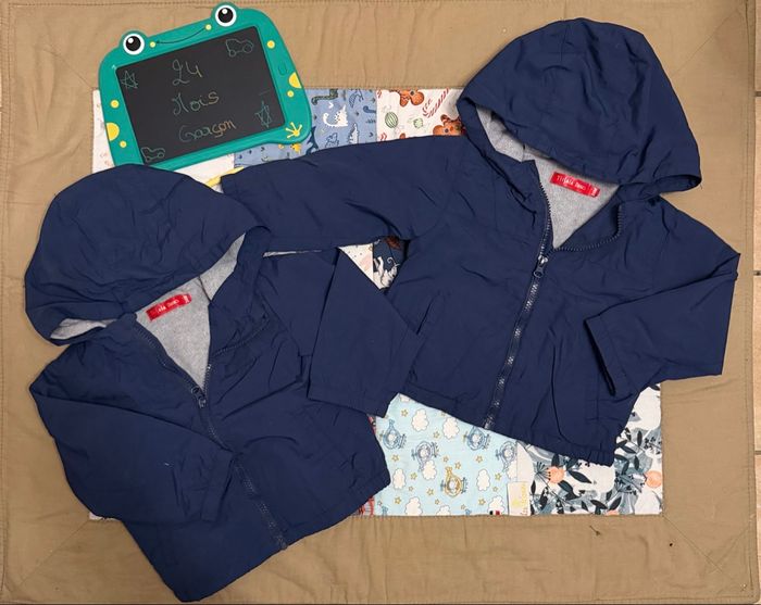 Lot de 2 coupes vents chauds Garçon - T24mois - Tissaia