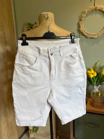 Bermuda femme en jean