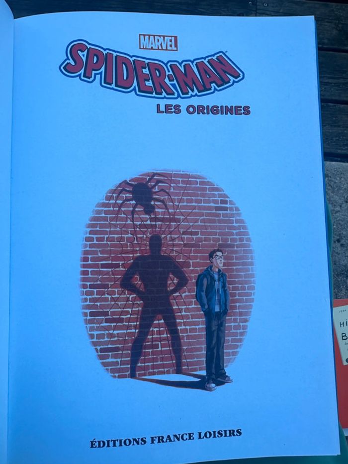 Livre album Marvel Spiderman Spider-Man Les Origines France Loisirs - photo numéro 3