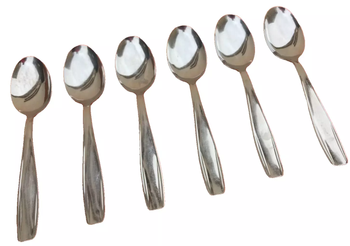 6 cuillères à soupe   Acier inoxydable  Longueur : 195mm