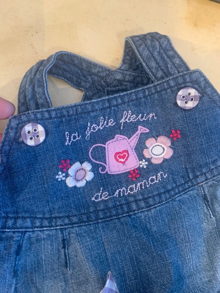 Lot 3 robes en jeans 6 mois fille ete bébé - photo numéro 6