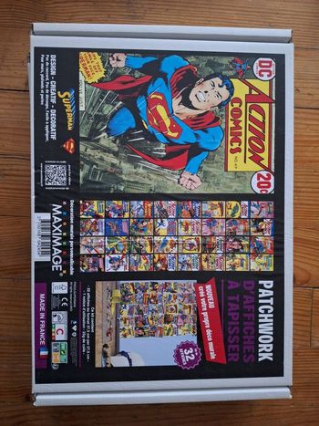 Affiches Superman DC à tapisser 37,5x27,5cm