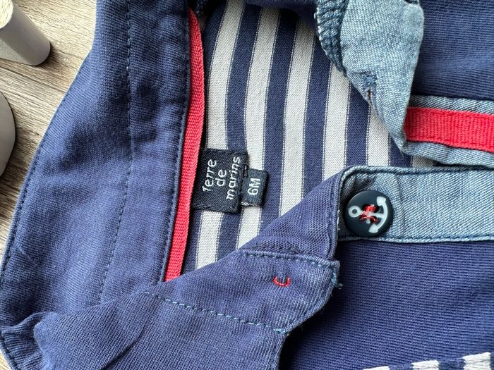 - Polo Terre de Marins - 6 mois - Très bon état - photo numéro 2