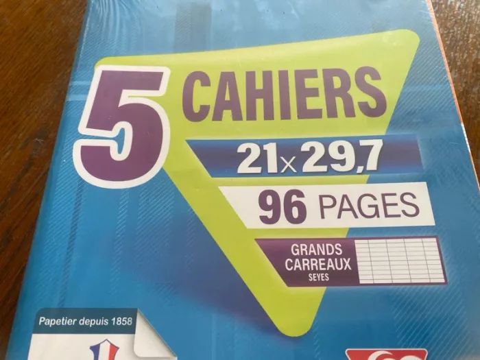 Lots de 5 cahiers clairefontaine - photo numéro 4