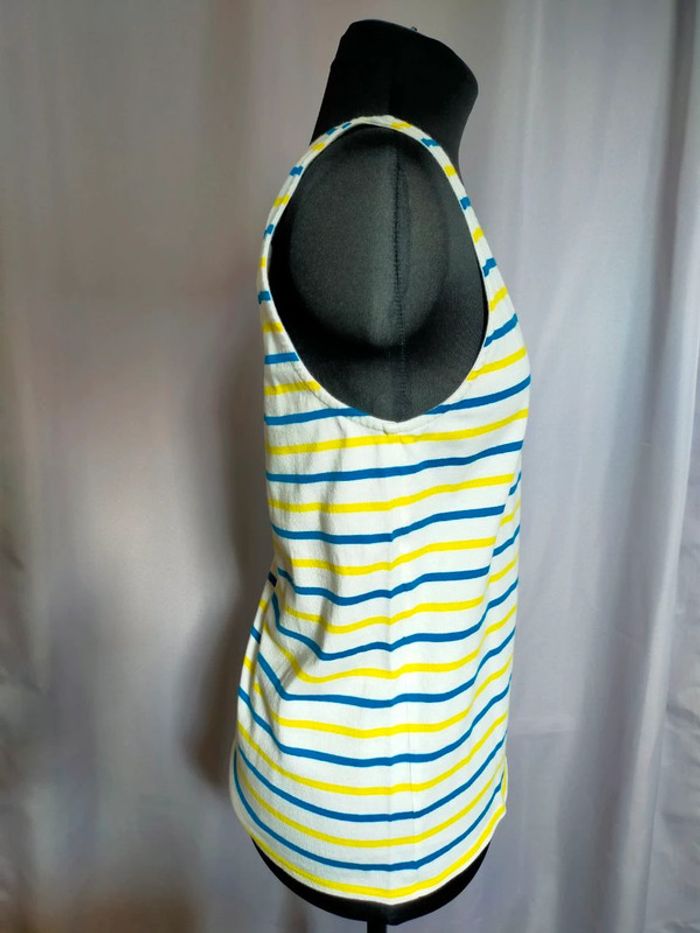 Débardeur marinière rayé – Petit Bateau – T. M - photo numéro 3