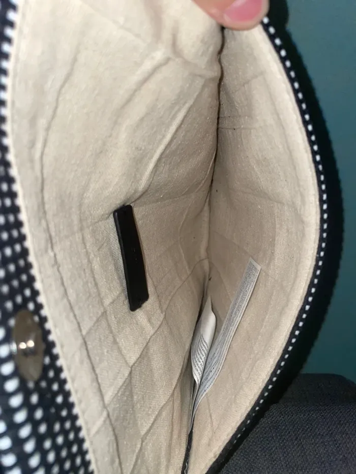 Pochette noire et blanche Mango - photo numéro 3