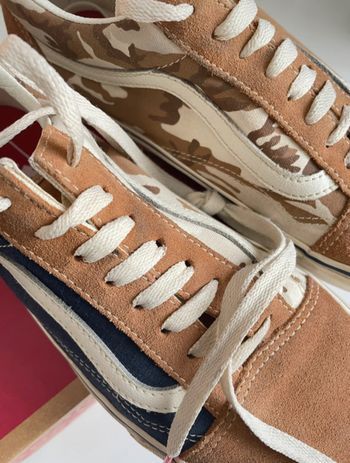 Vans old skool Marron et marine