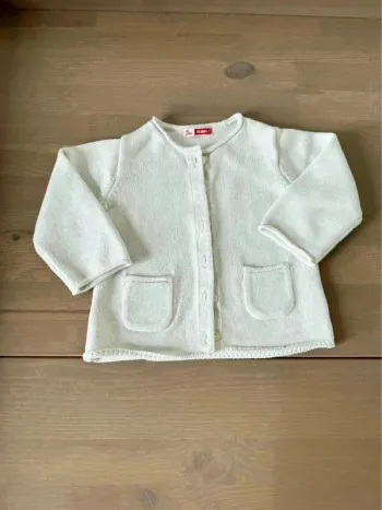 Cardigan beige bébé DPAM 18M 81CM