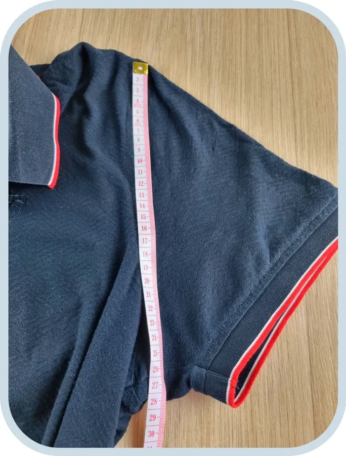 Polo bleue IZAC Black Sport coupe chic/sport Homme Taille XXL - photo numéro 7