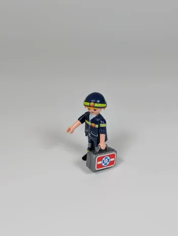 Playmobil Pompier et trousse de secours
