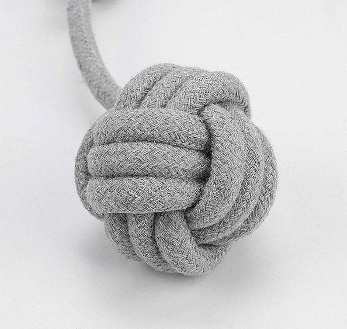 Corde Jouet pour chien ForPet – Gris – 41 cm Neuf - photo numéro 3
