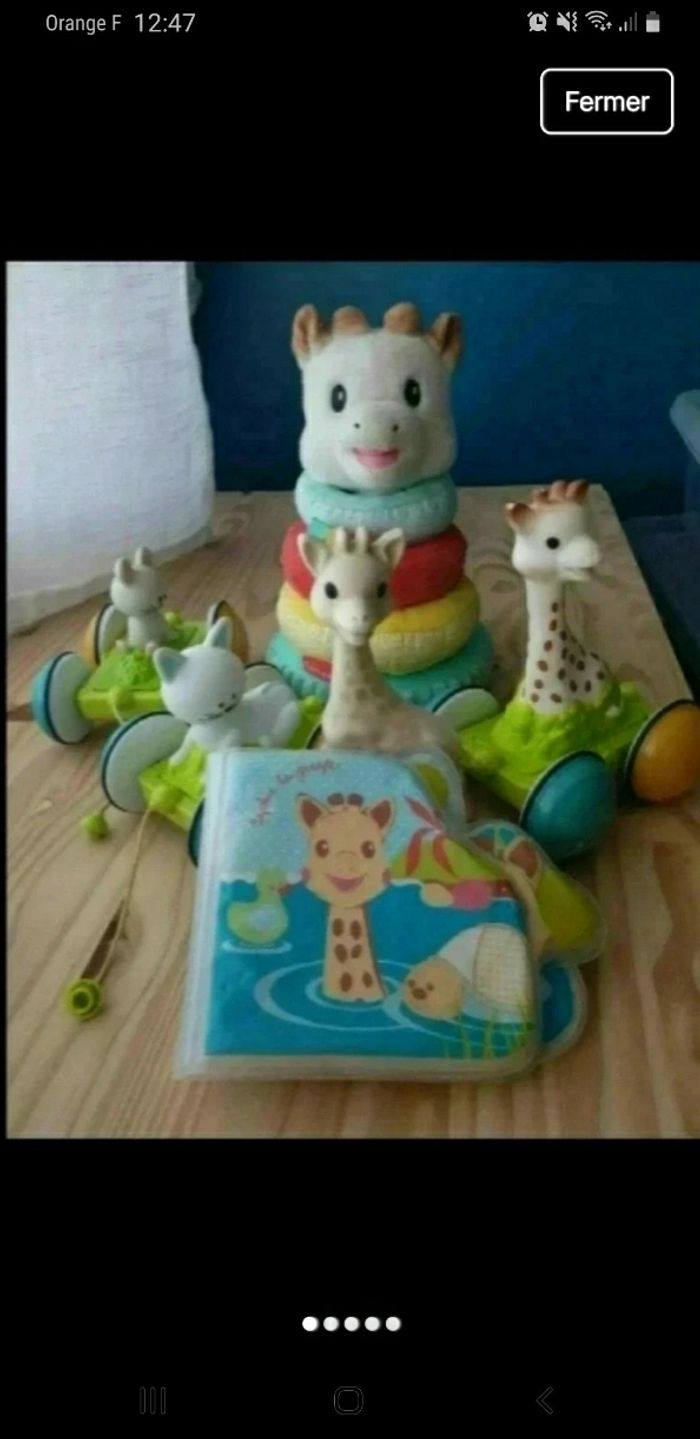 Lot jouets Sophie la girafe 🦒