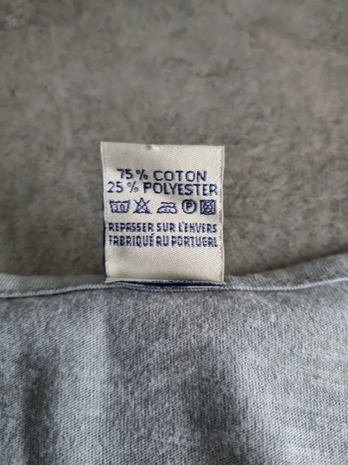 T-shirt à manches longues femme - Taille 40 / L - Marque 64 - Gris clair - photo numéro 4