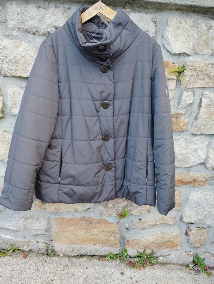 Veste matelassée marron femme