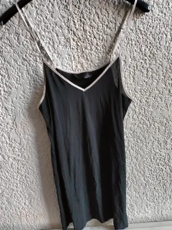 Robe à bretelles noir t 38