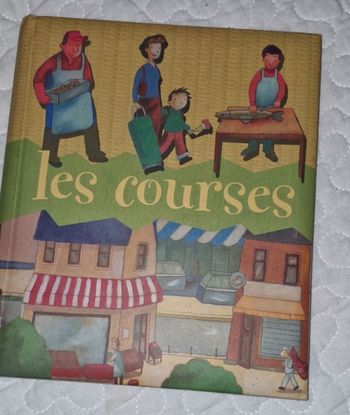 Livre enfant les courses