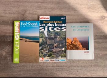 Lot de 3 livres du voyage Sud Ouest