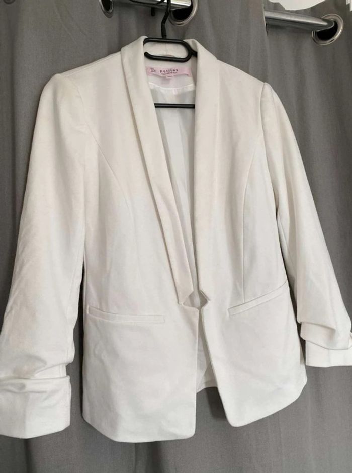 Veste blazer blanche - photo numéro 11