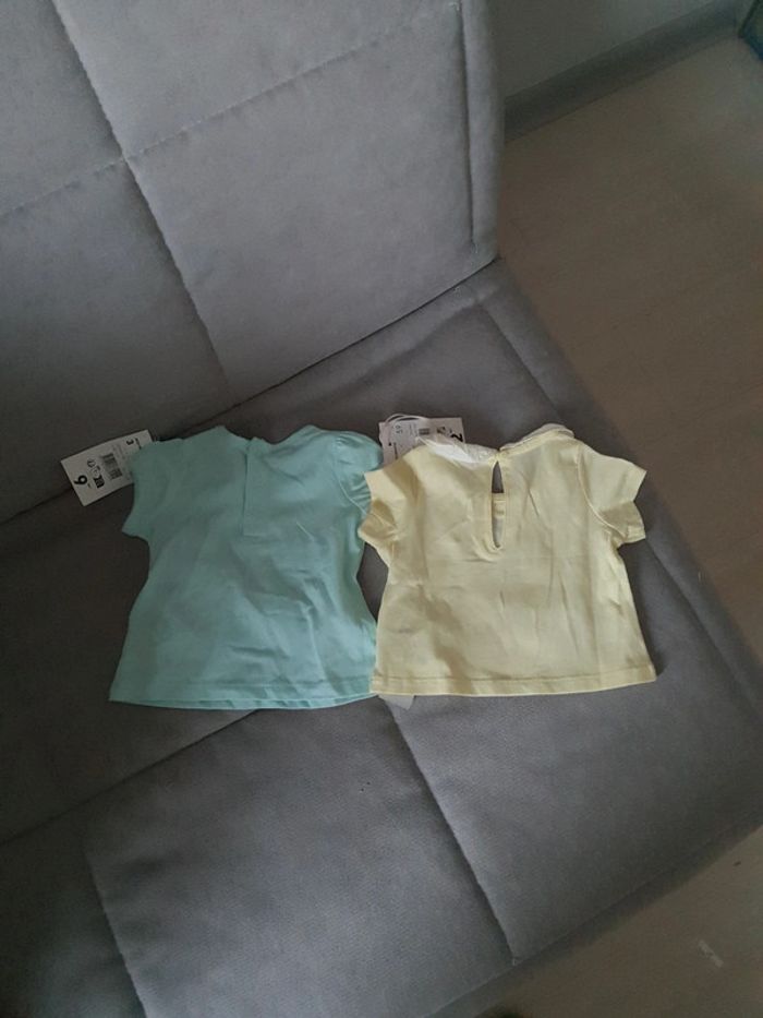 Lot de deux t-shirts Du Pareil Au Même taille 3 mois neuf avec étiquettes - photo numéro 4